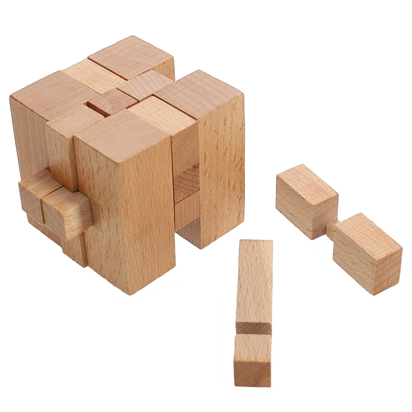 Solid Wood 3D Cube Puzzle - Image 5