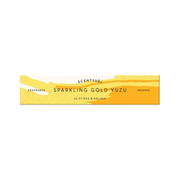 Sparkling Gold Yuzu Incense Sticks - Image 2