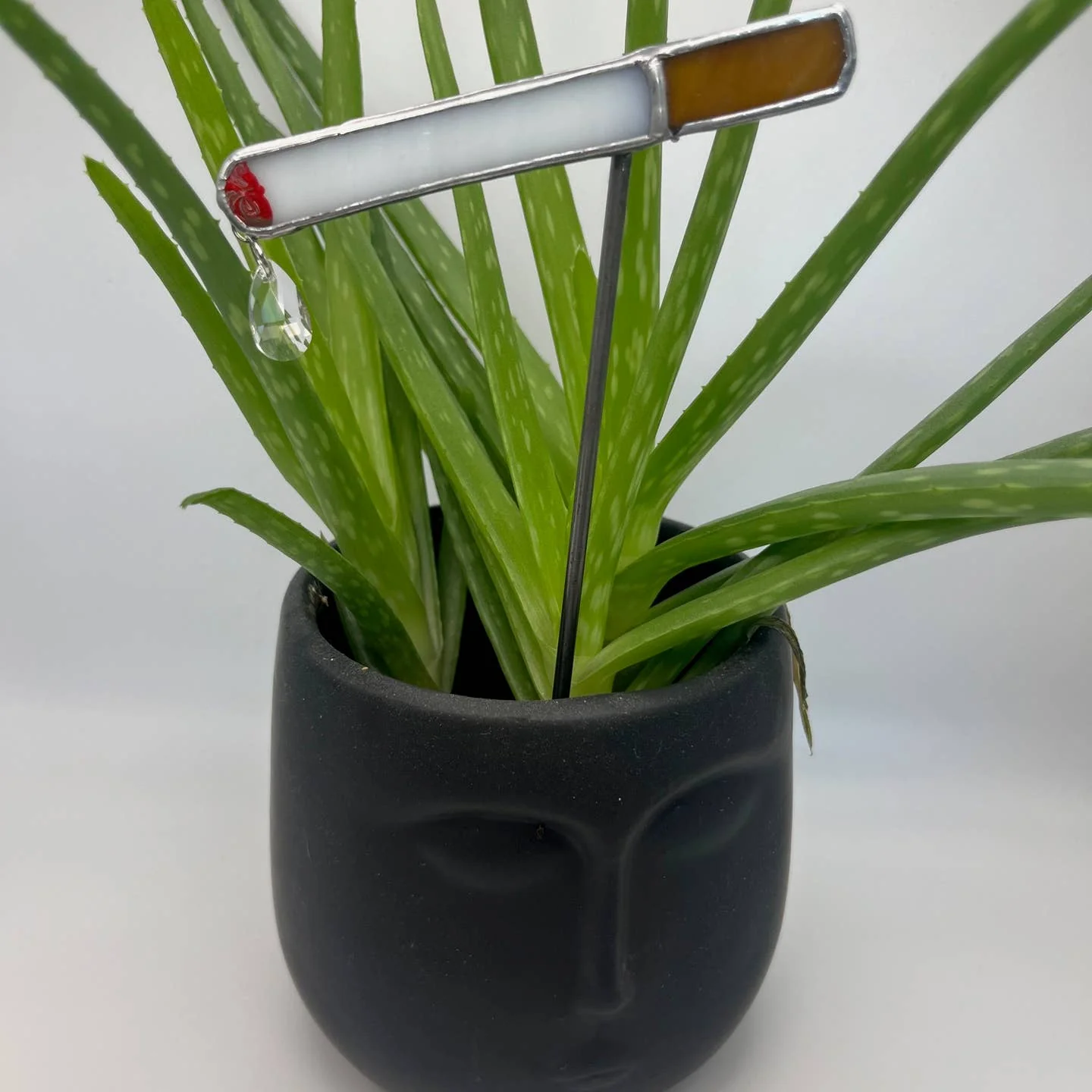 Stained Glass Plant Stake Cigarette - Image 3