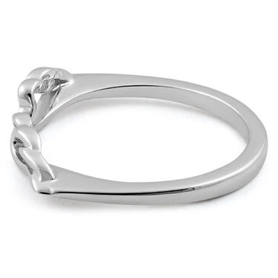 Sterling Silver Angel Wings Ring - Image 4