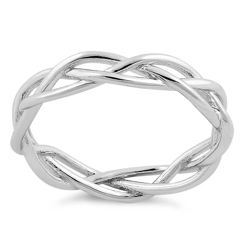 Sterling Silver Braided Ring - Image 2