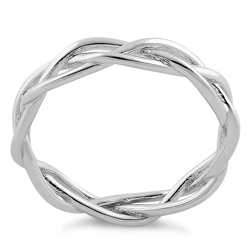 Sterling Silver Braided Ring - Image 3