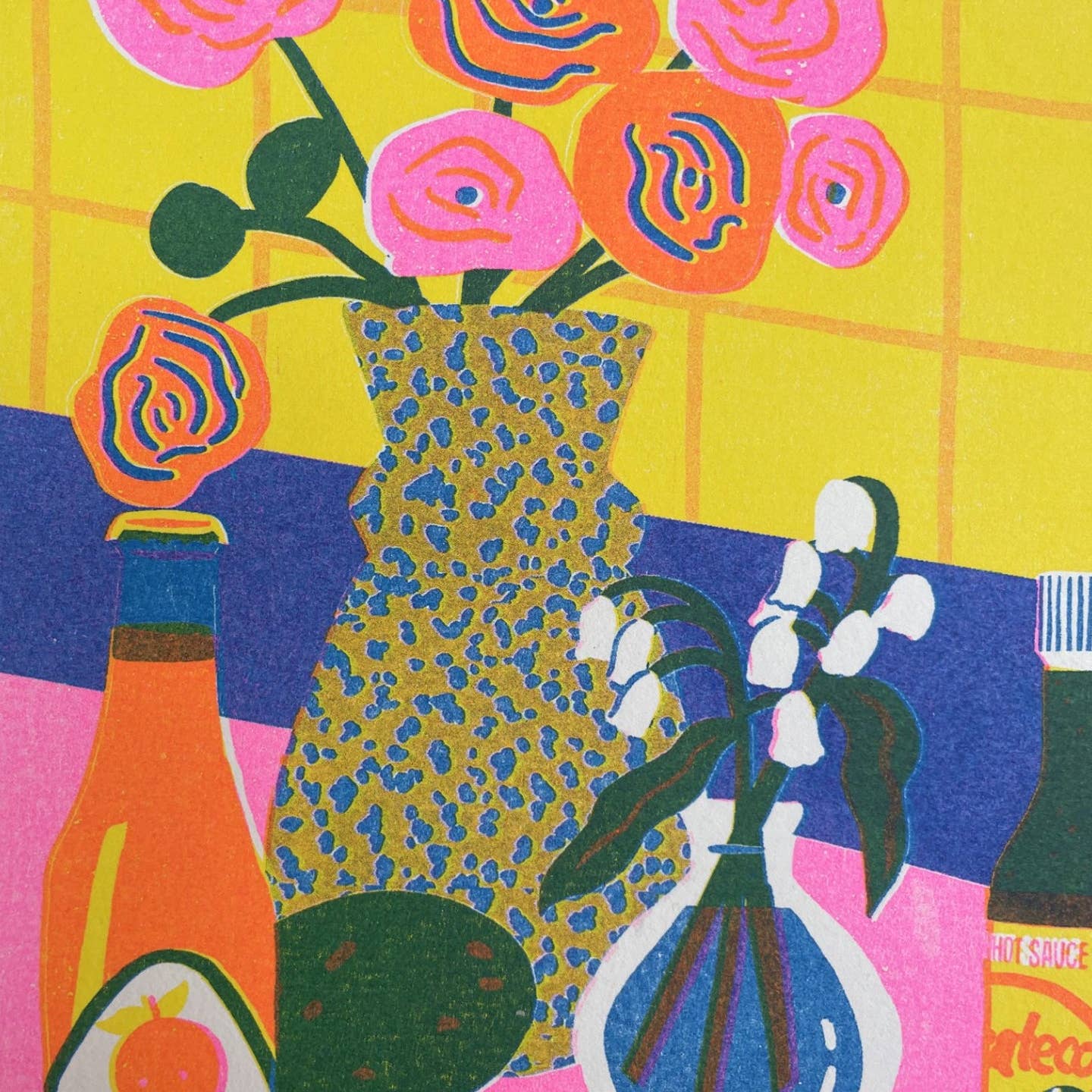 Still Life 2 Riso Mini Print - Image 2