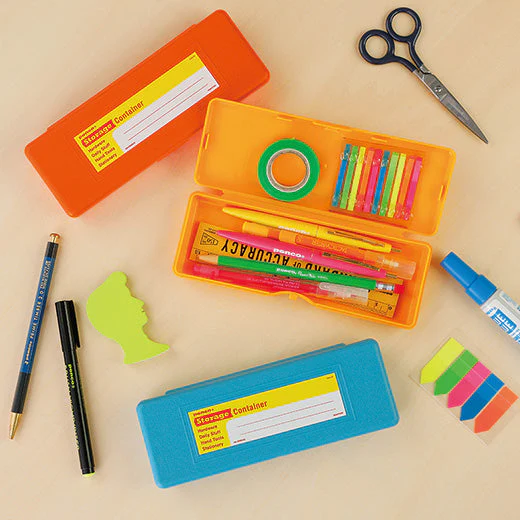 Storage Container Pen Case - Yellow - Image 3