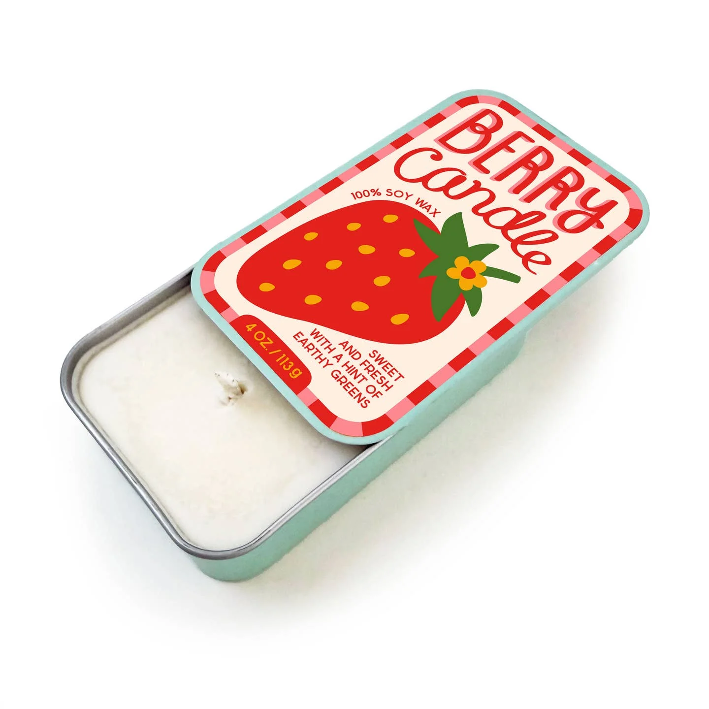 Strawberry Candle - Image 3