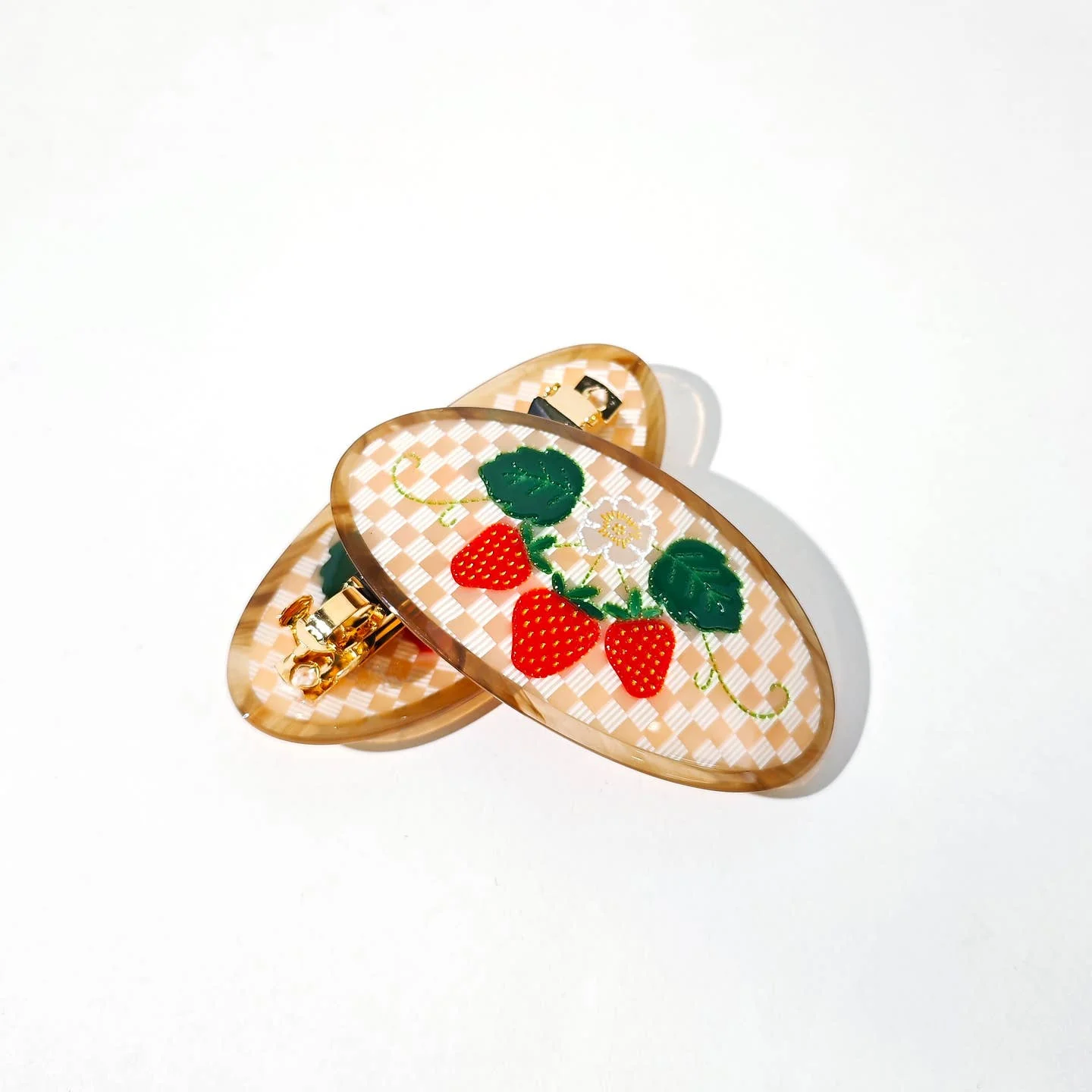 Strawberry Fields Ponytail Barrette - Image 3