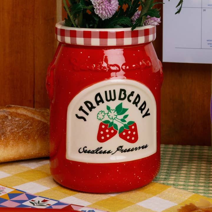 Strawberry Jam Ceramic Vase - Image 3