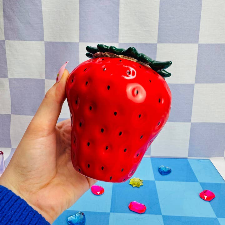 Strawberry Stash Jar - Image 4