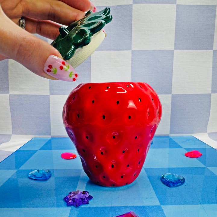 Strawberry Stash Jar - Image 5