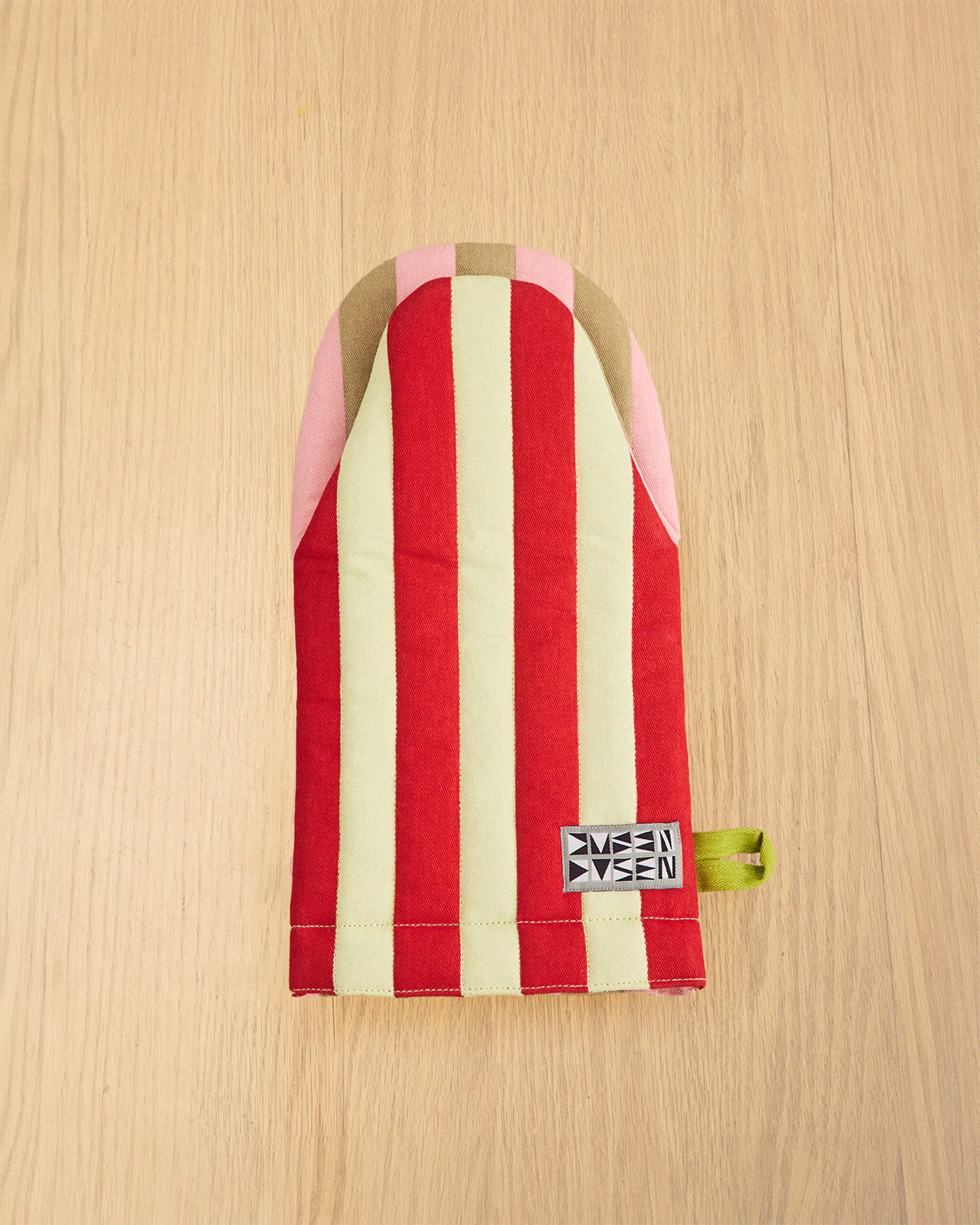Striped Oven Mitt - Ladybug - Image 3
