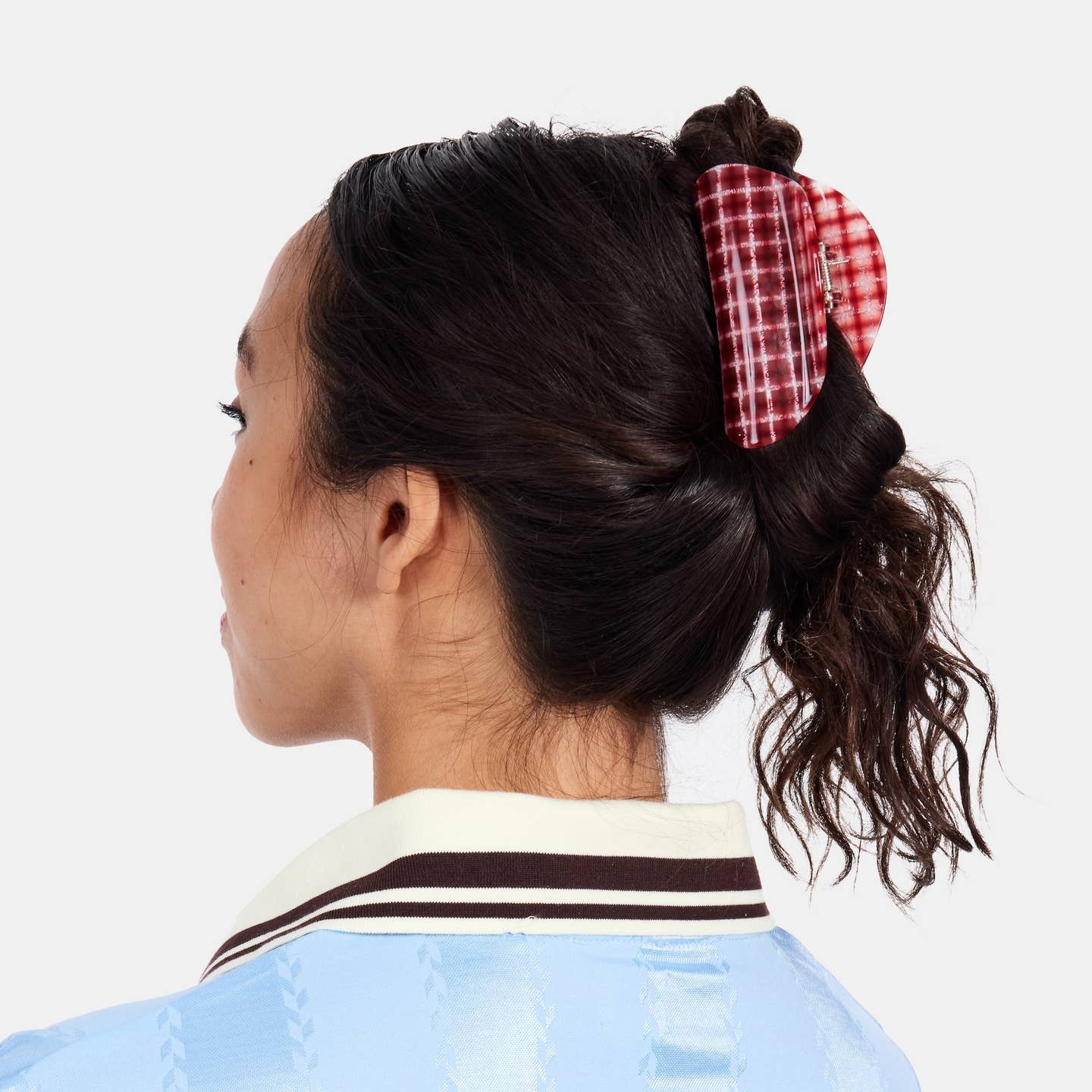 Suki Claw - Red Plaid - Image 2