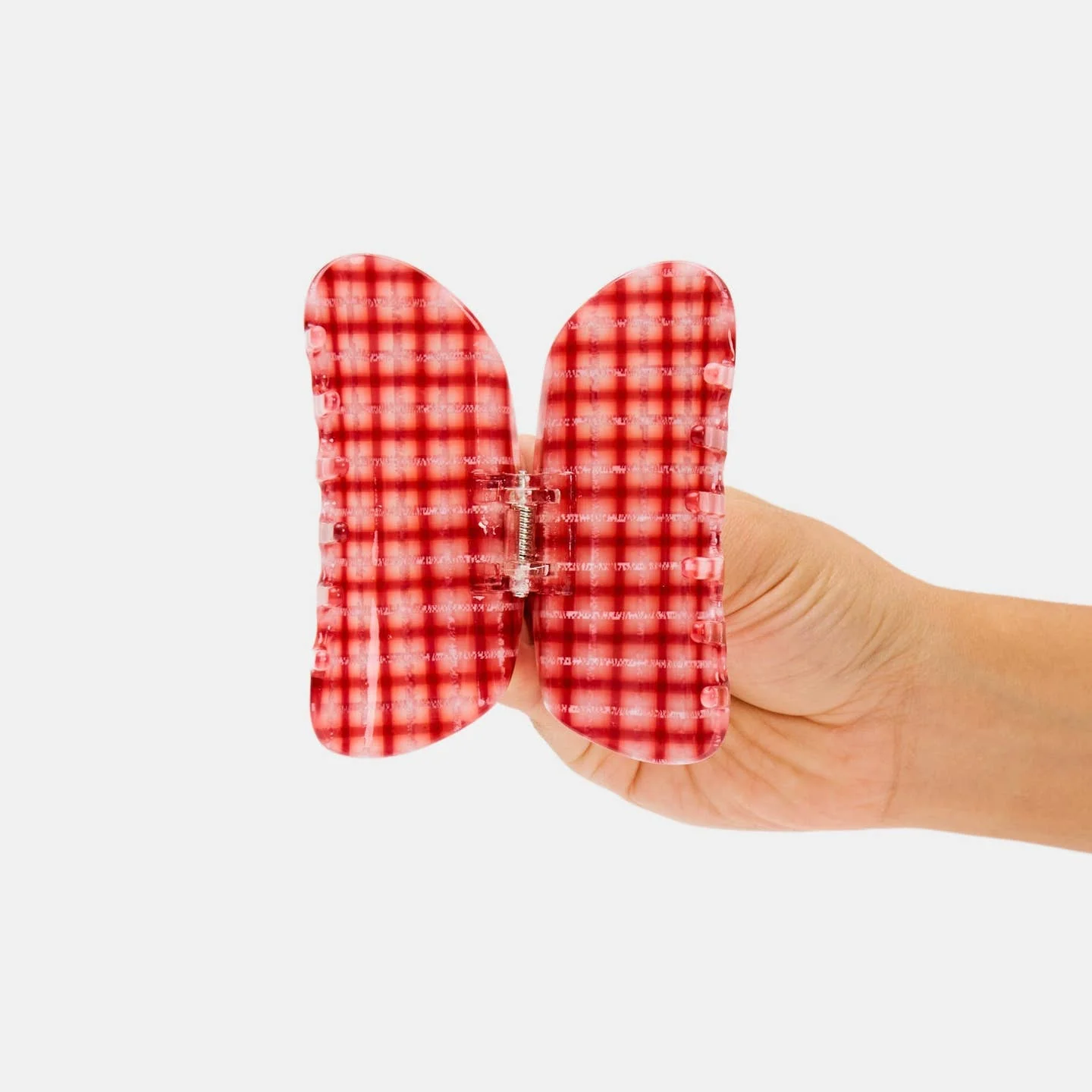 Suki Claw - Red Plaid - Image 4