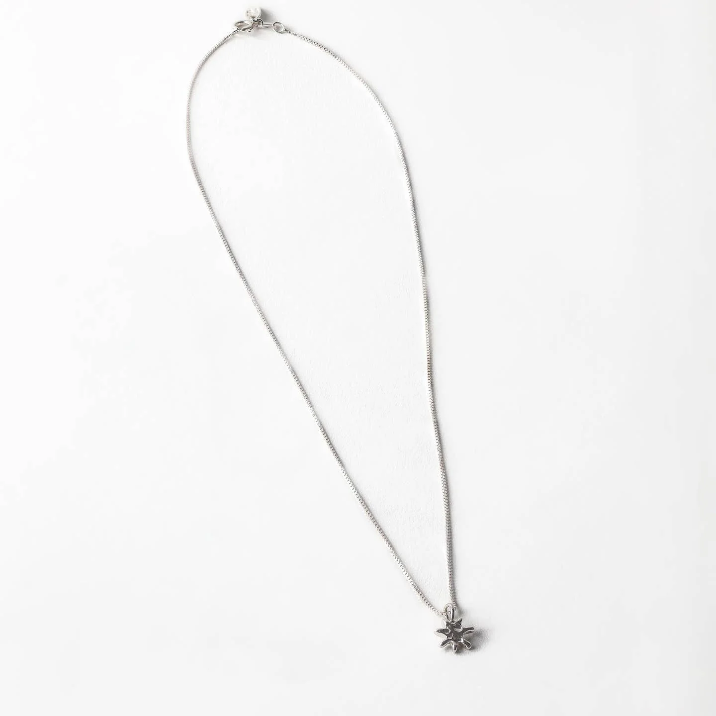 Sun Charm Necklace - Sterling Silver - Image 2