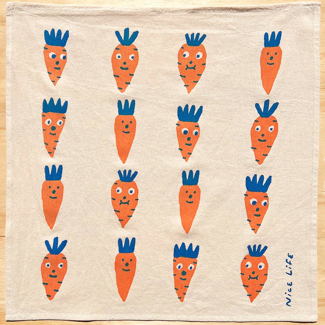 Carrot Tea Towel