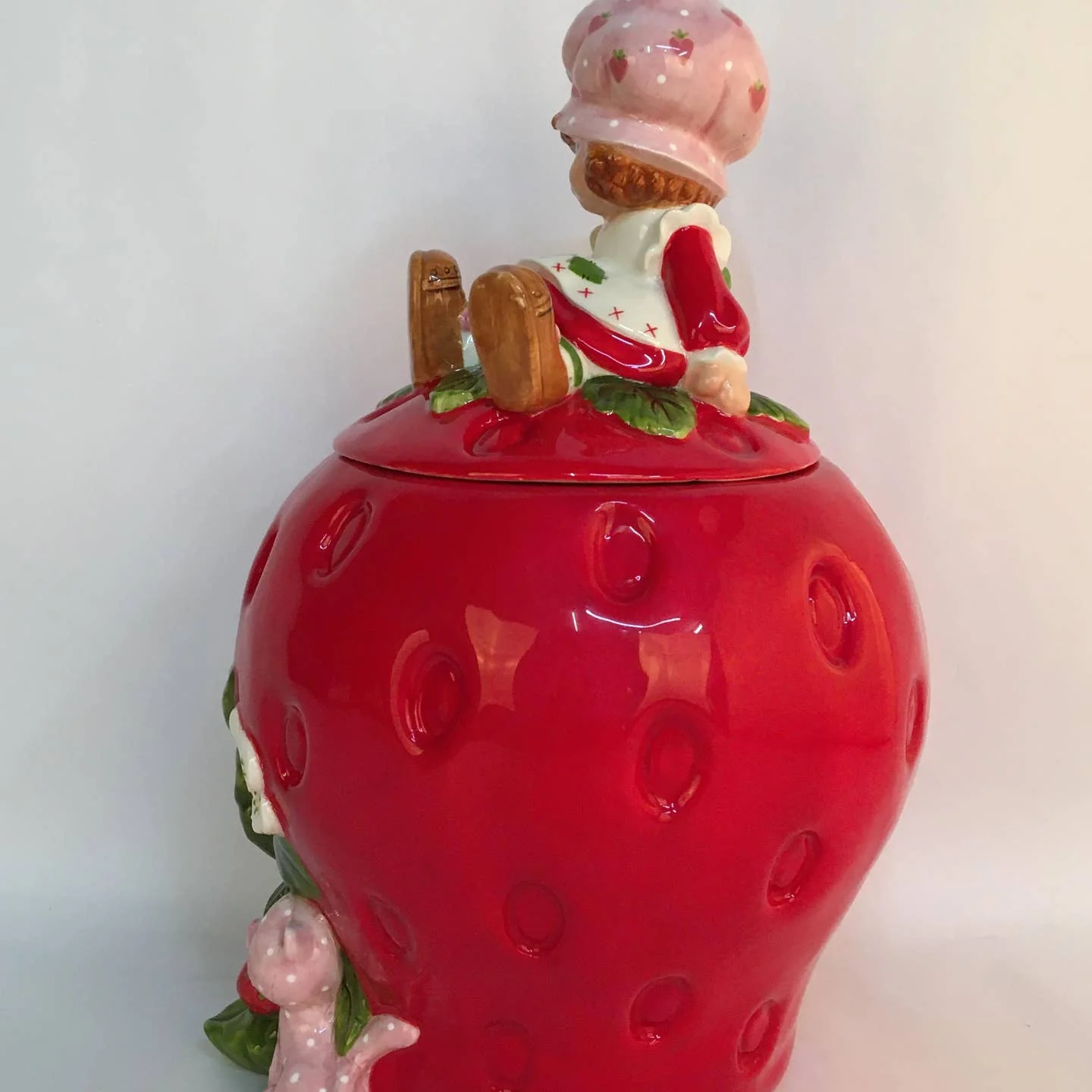 Sweet Strawberry Stash Cookie Jar - Image 3