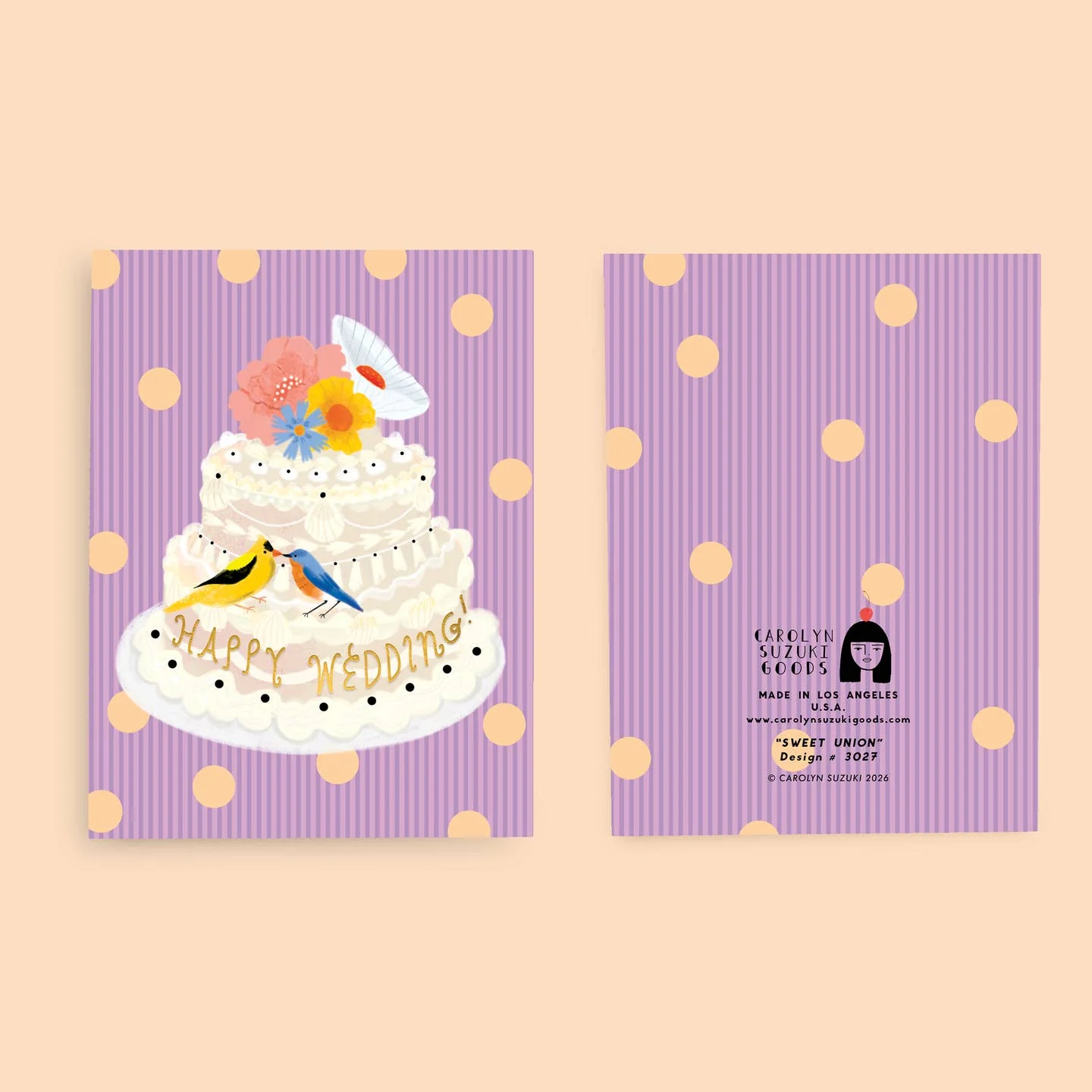 Sweet Union Wedding Card - Image 2