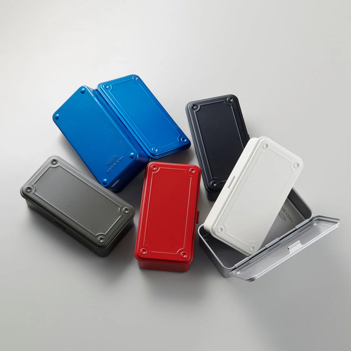T-190 Steel Stackable Storage Box - Blue - Image 3