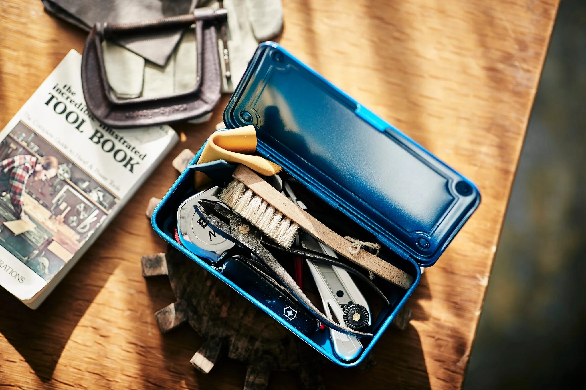 T-190 Steel Stackable Storage Box - Blue - Image 4