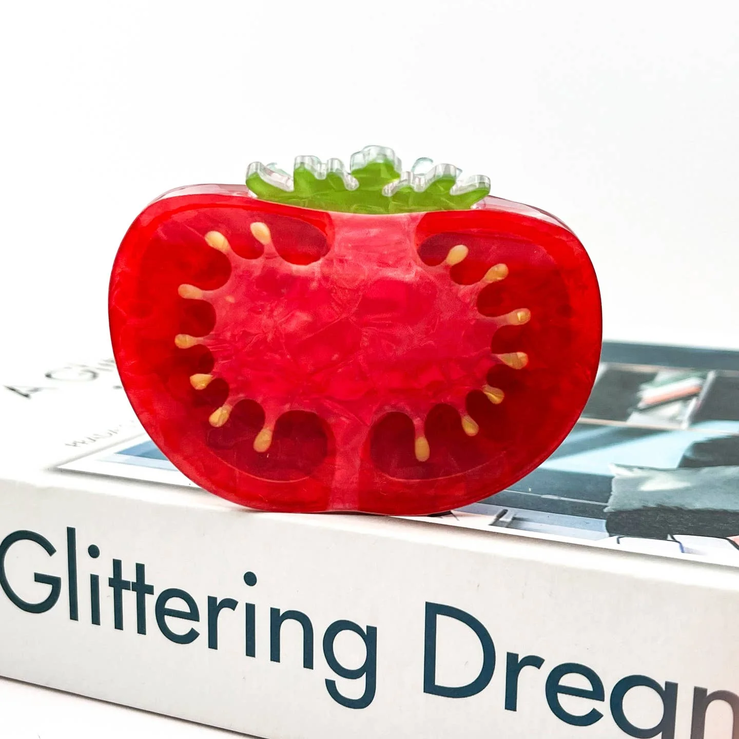 Tomato Slice Hair Claw - Image 2