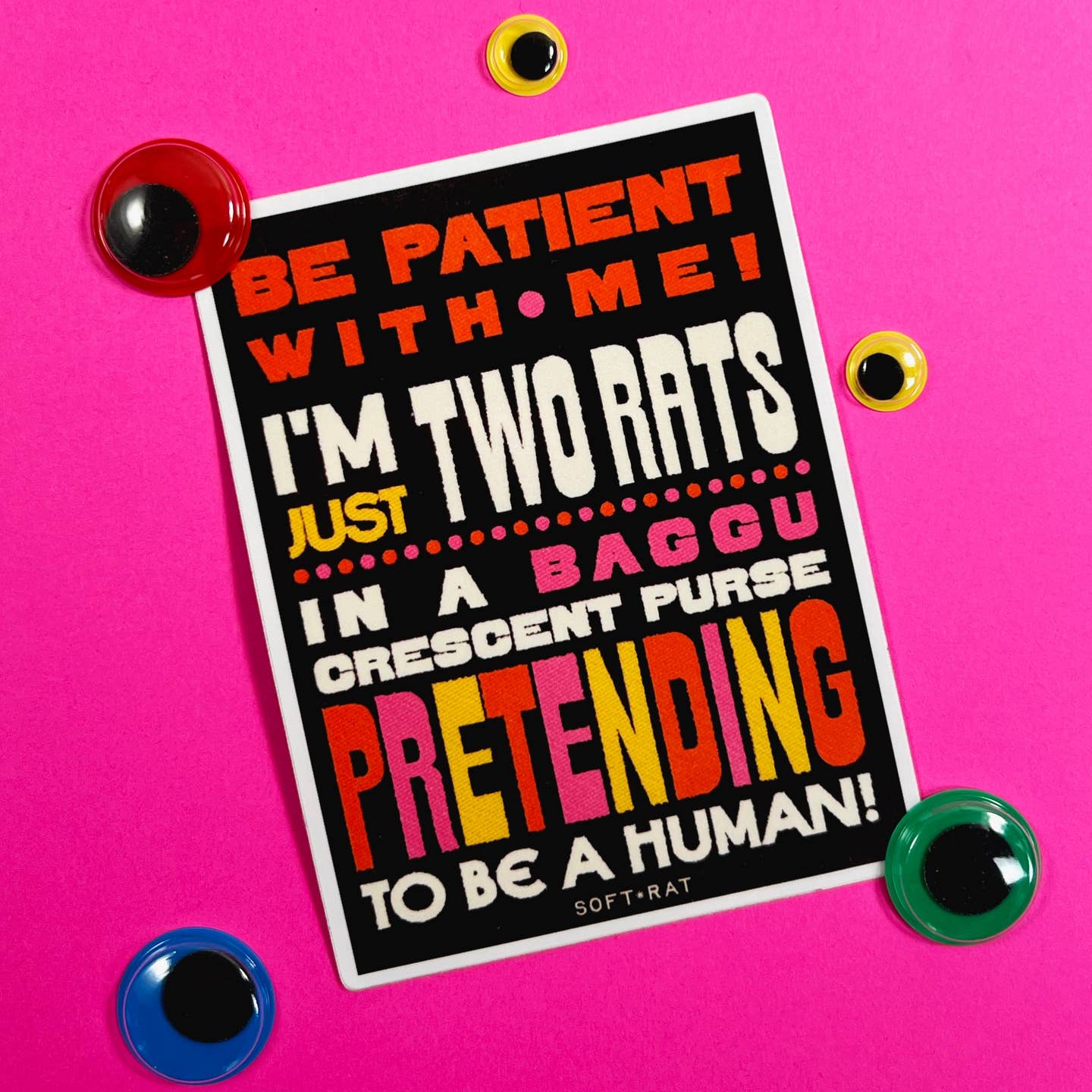 Two Rats Sticker