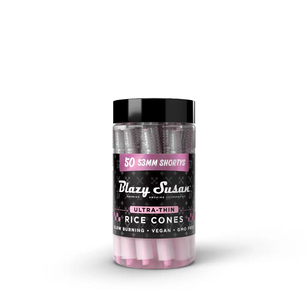 Ultra Thin Shorty Rice Cones – 50 Count