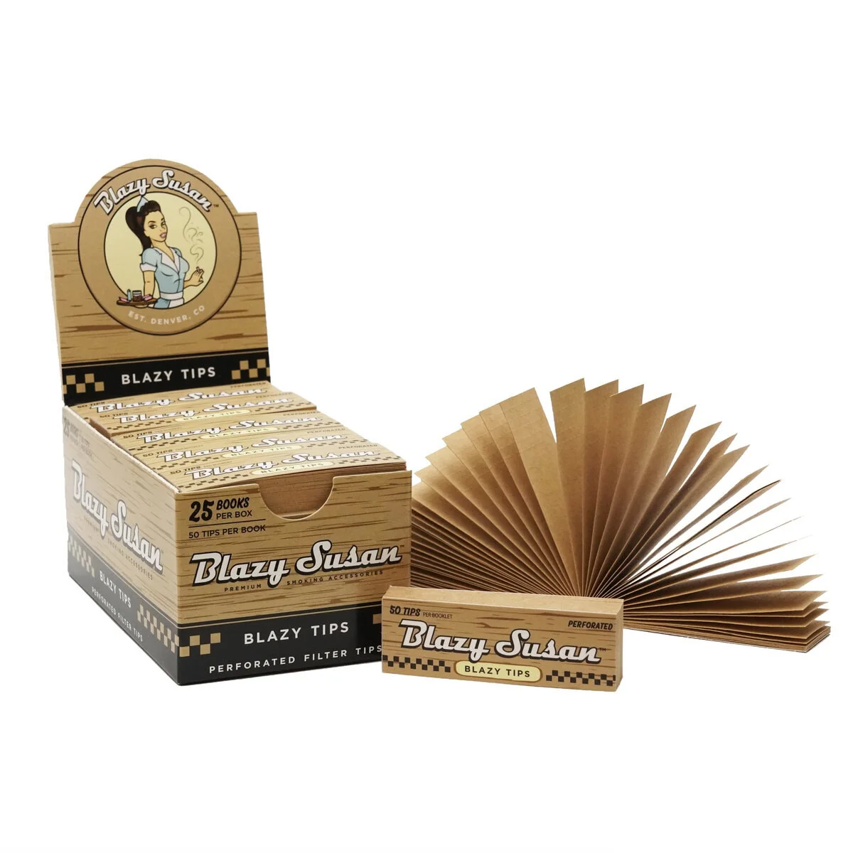 Unbleached Filter Tips | 50ct - Image 2
