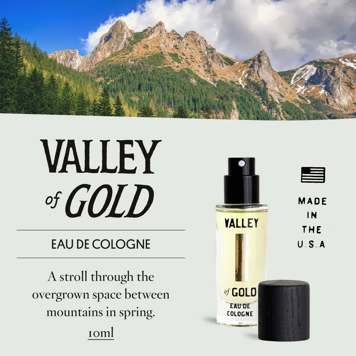 Valley of Gold Eau De Cologne | Unisex Aromatic Blend 10ml - Image 3
