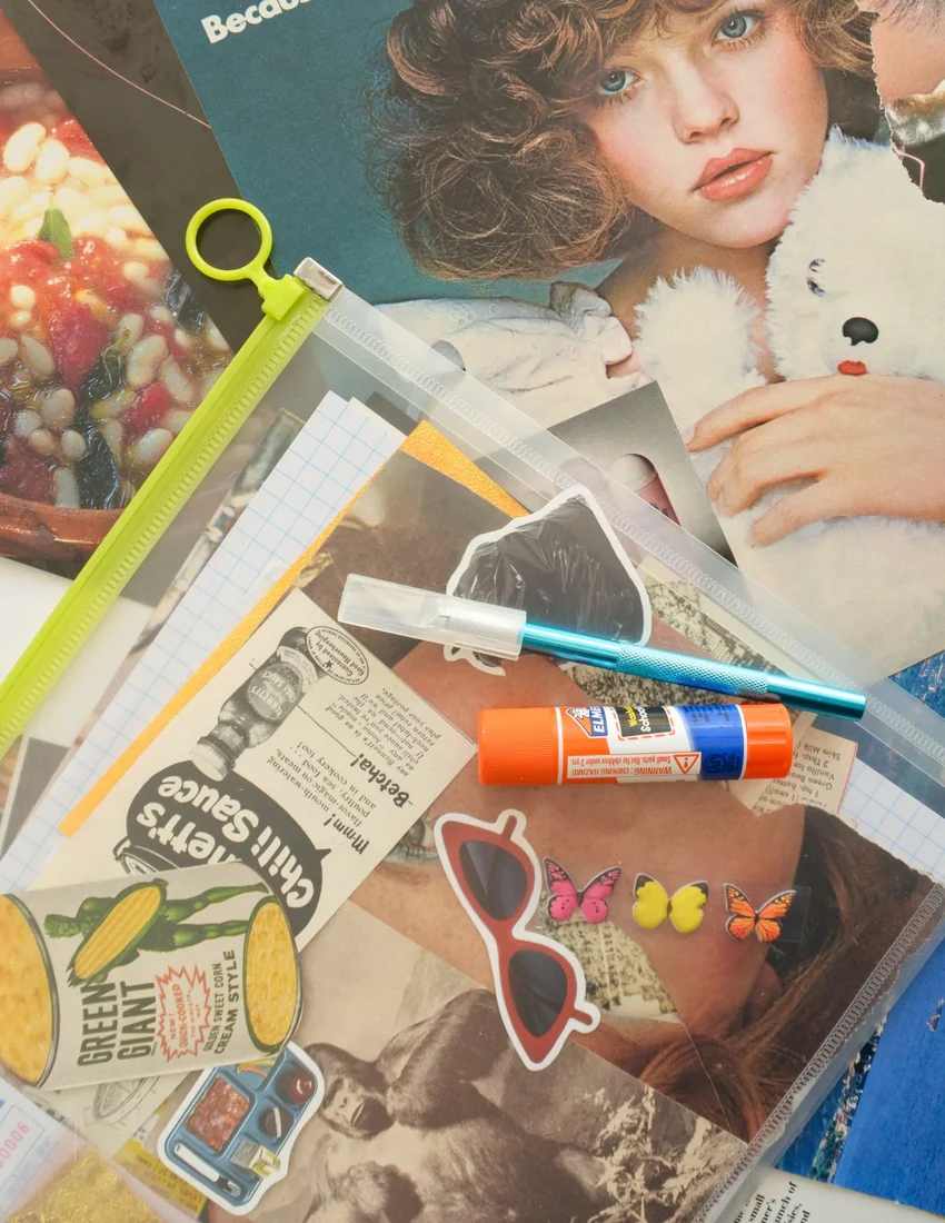 Vintage Mystery Collage Kit - Image 2