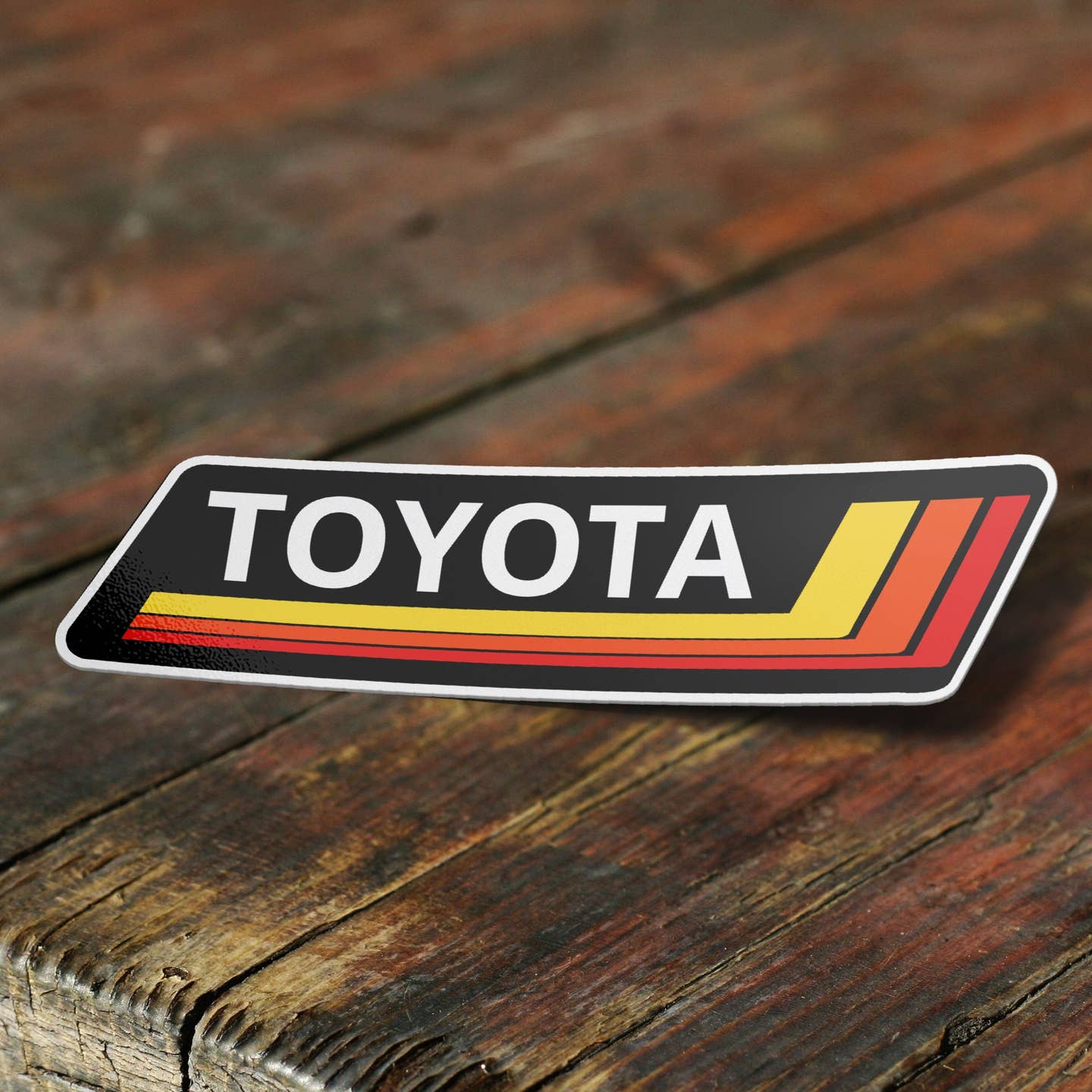 Retro Toyota Sticker - Image 2