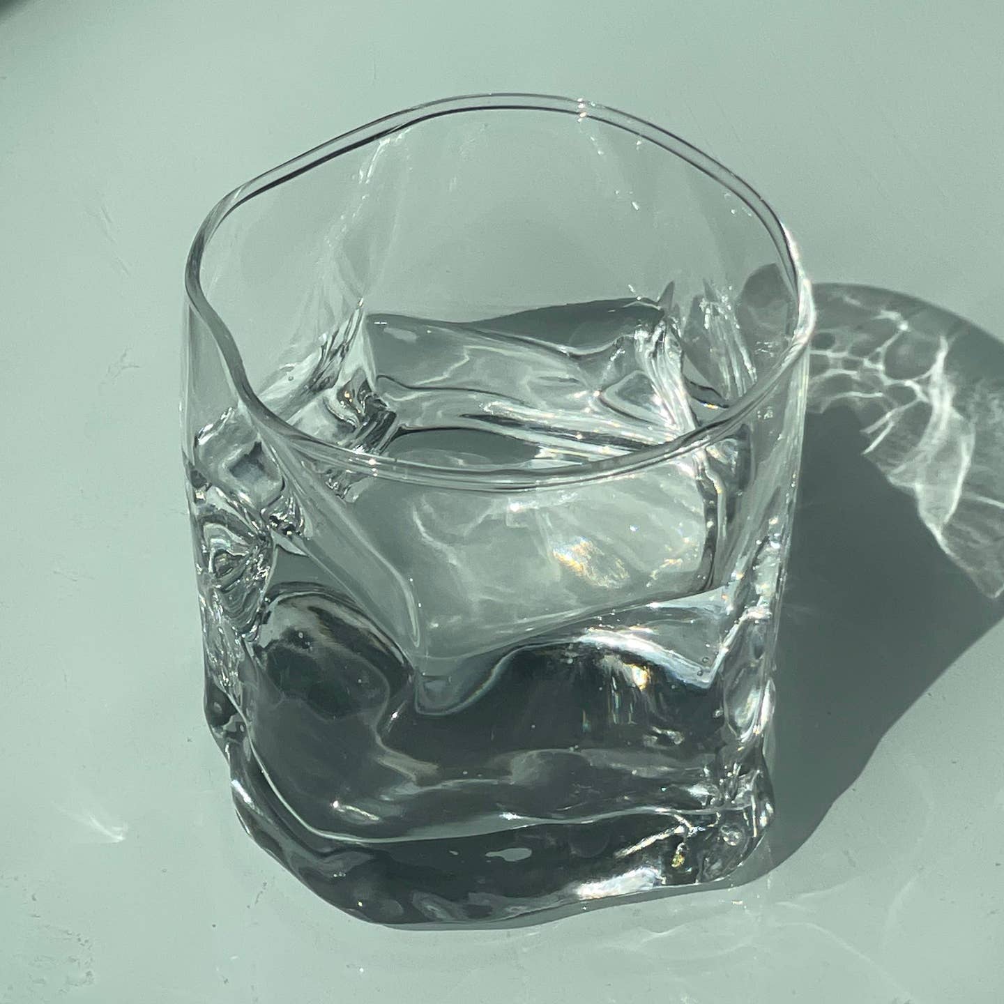 Wavy Glass Cup