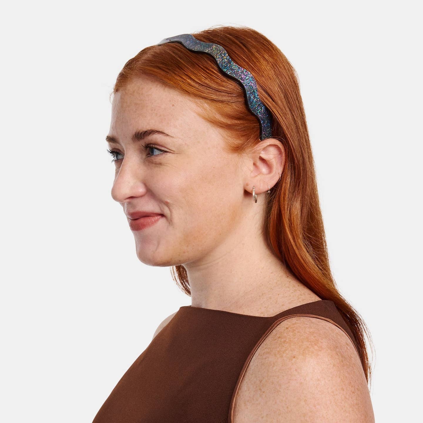 Wavy Headband - Dark Sparkle - Image 2