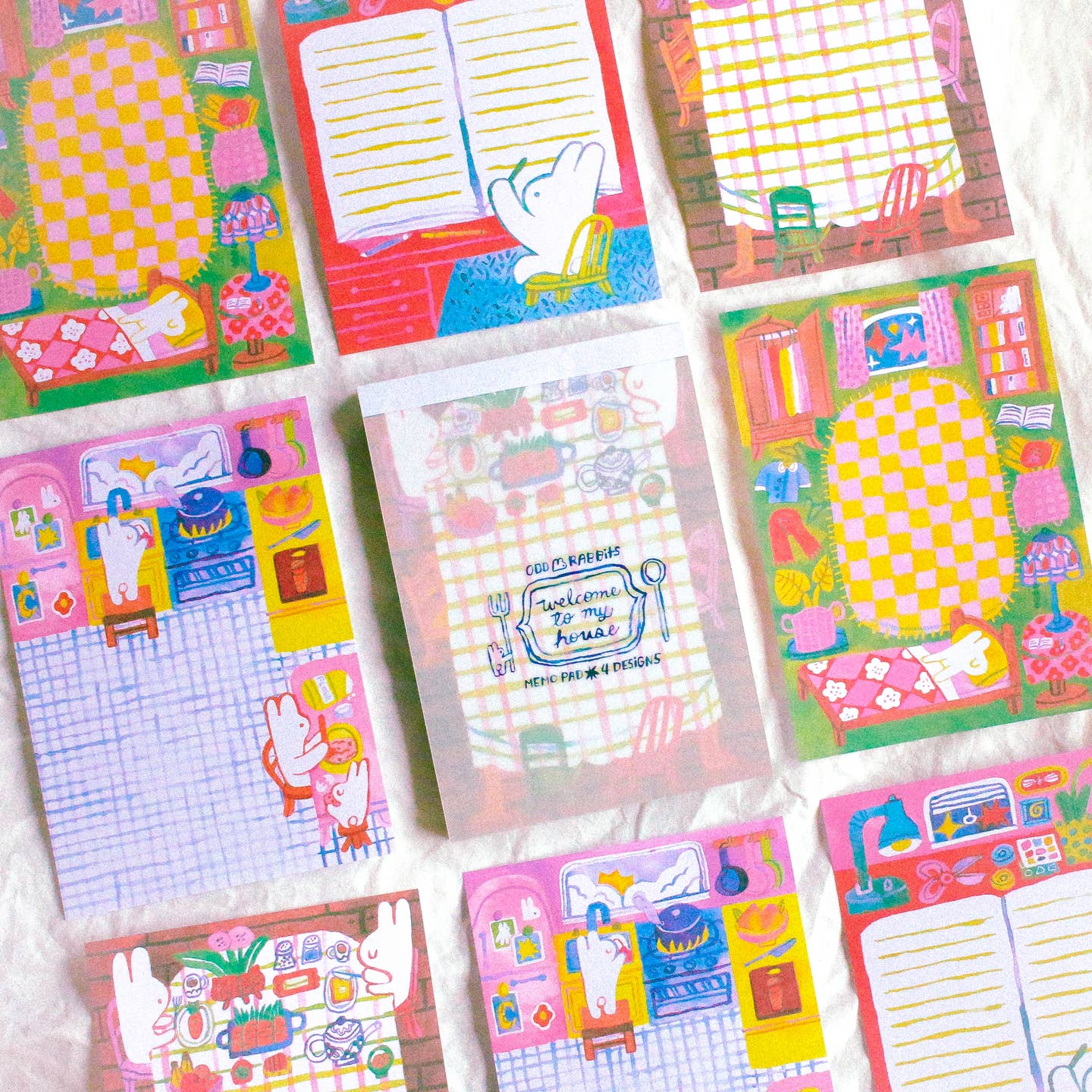 'Welcome To My House' Memo Pad