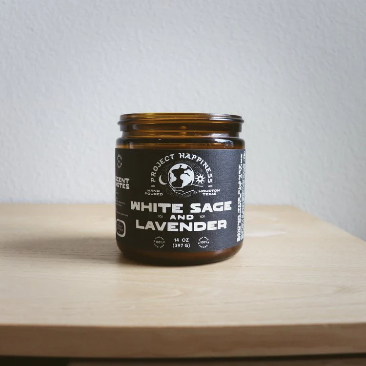 White Sage + Lavender - 8 oz Candle - Image 4
