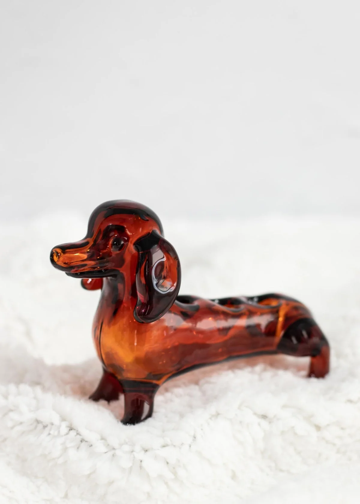 Wiener Dog Triple Bowl Pipe - Image 2