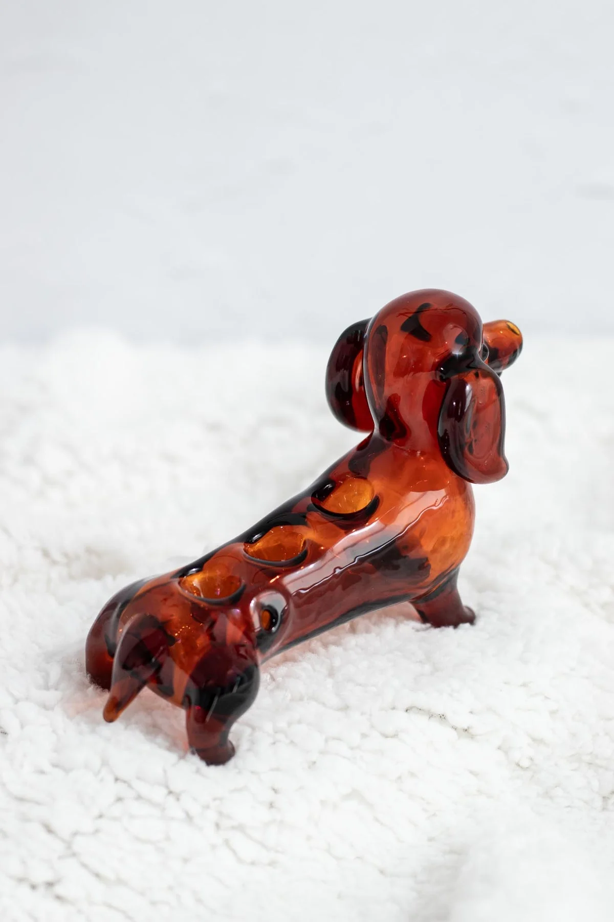 Wiener Dog Triple Bowl Pipe - Image 4