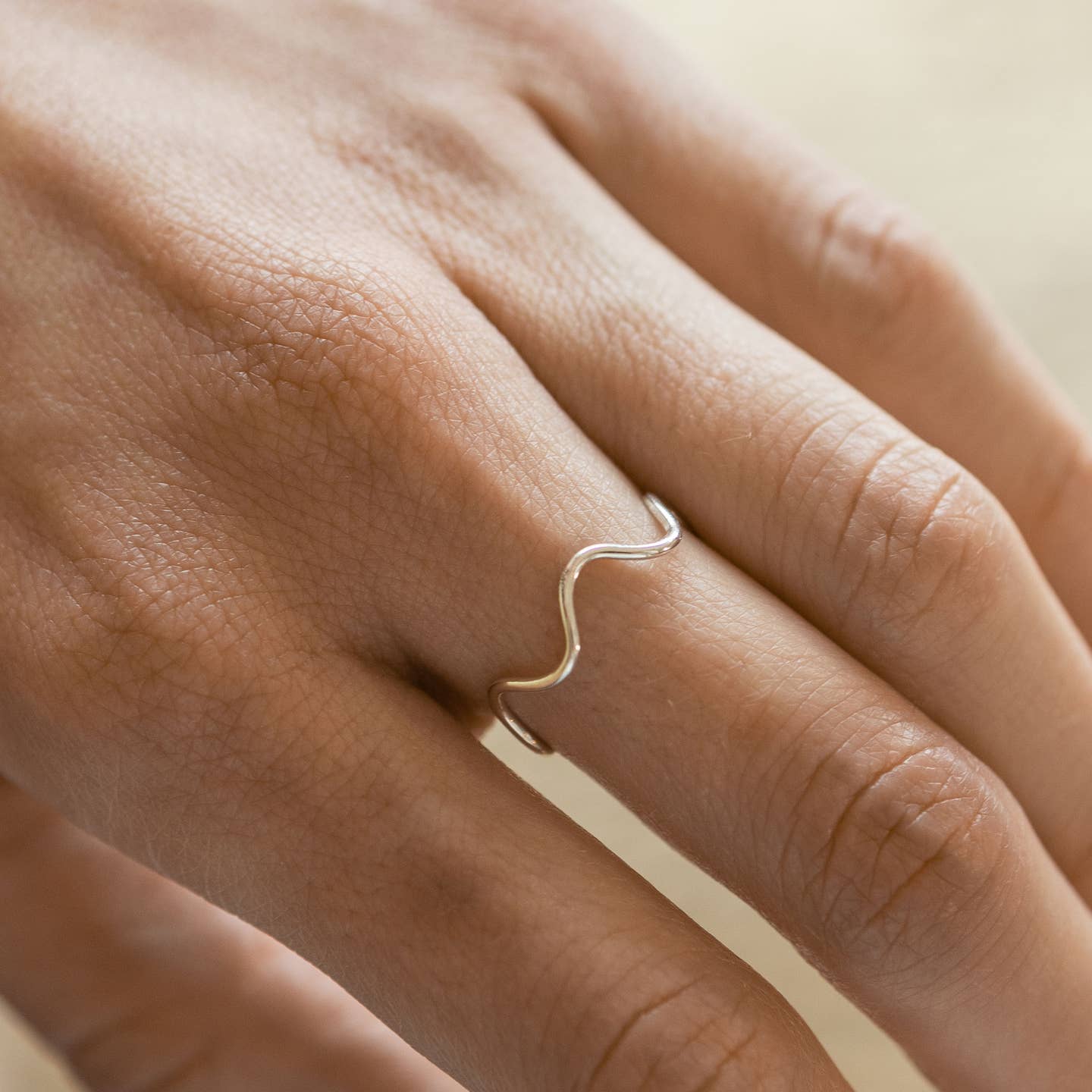 Wiggle Wavy Ring - Sterling Silver - Image 3