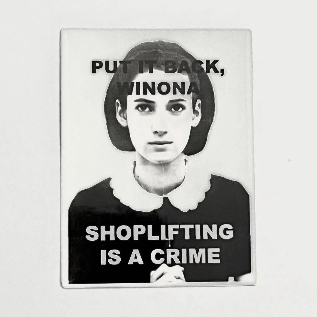 Winona Shoplifting is a Crime Sticker
