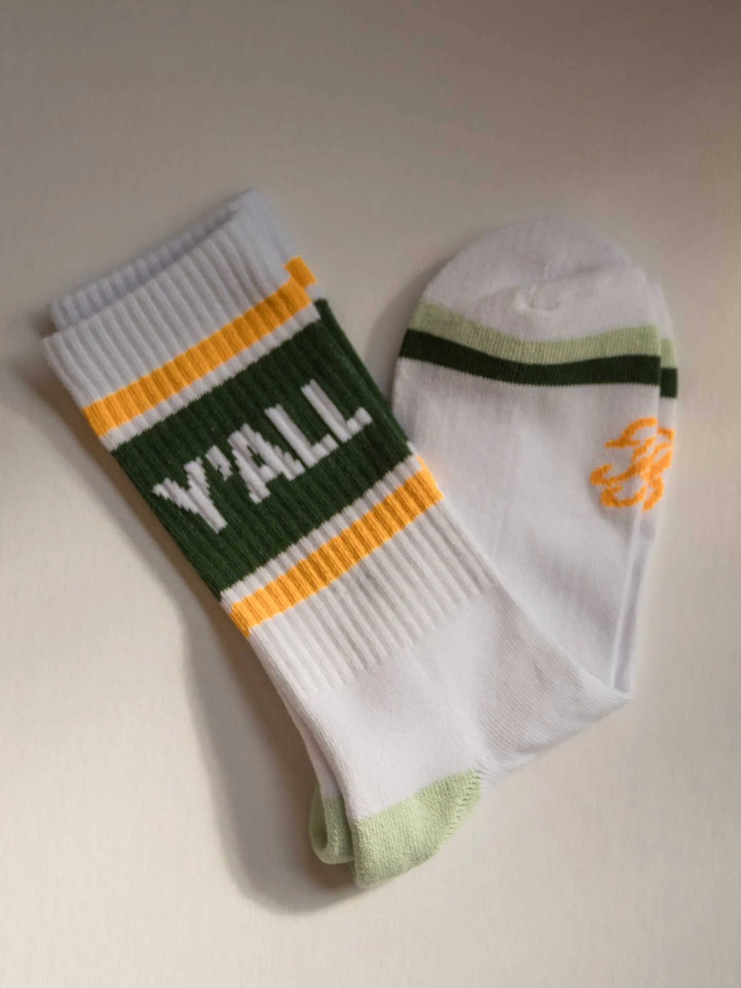 Y'all Ribbed Crew Socks - Image 3