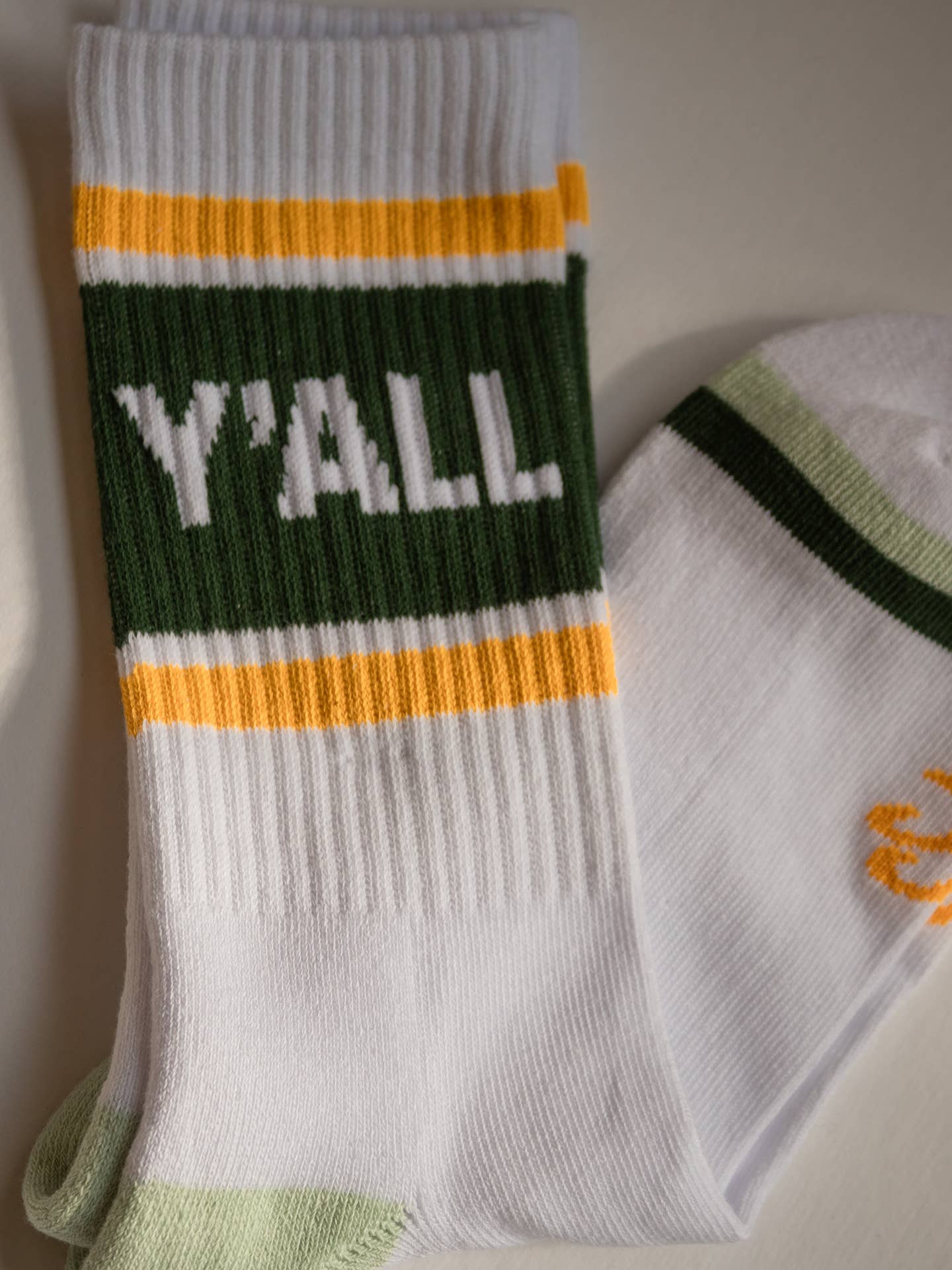 Y'all Ribbed Crew Socks - Image 4